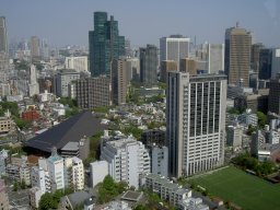 Pohled z Tokyo Tower